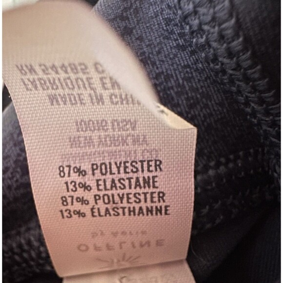 OFFLINE BY AERIE Crossover High‎ Waisted Blue Crackle Leggings MEDIUM NWT - Picture 7 of 14